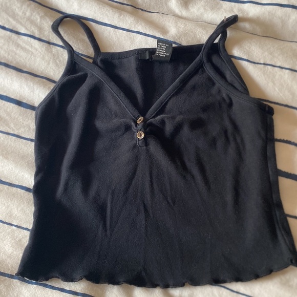 Forever 21 Black Cropped Tank Top - Picture 5 of 5